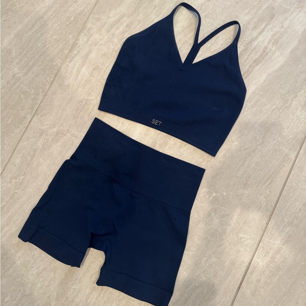 SET Active Deep Blue Athletic Set